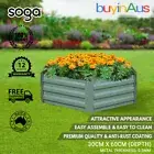 SOGA 60cm Hexagon Shape Galvanised Raised Garden Bed