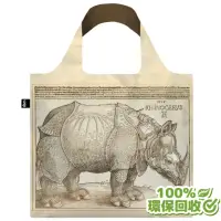 在飛比找momo購物網優惠-【LOQI】杜勒 犀牛(購物袋.環保袋.收納.春捲包)