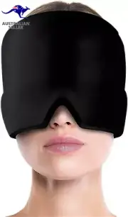 Form Fitting 360° Gel Ice Headache/Migraine Relief Hat, Cold Therapy Migraine Re