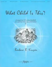 What Child Is This? Sheet Music 2 - 3 Octave Handbells 1995 Kinyon Agape 1765