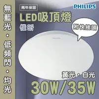 在飛比找樂天市場購物網優惠-飛利浦 愷昕 舒視光 LED 30W 35W 吸頂燈 全電壓