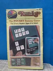1982 Rum-E-Go Pocket Rummy Game *RARE*