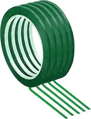 uxcell 5 Pack Whiteboard Tape, 2.5mm 3/32" Width Art Tape Dry Erase Board Pinstripe Thin Tape for Graphic Chart Grid Drafting Electrical Marking, Green