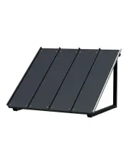 Instahut Window Door Awning Canopy 1mx1m - Black