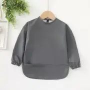 Baby Toddler Long Sleeved Bibs Scarf Reusable Art Smock for Eating