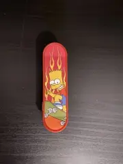 bart simpson skateboard, red, brand new, Kellogs, Rare, tech deck, collectors