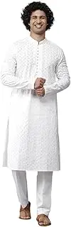 [See Designs] Kurta Men's Cotton Blend Pyjama Set
