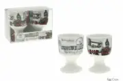 London Scene Ceramic Set Of Egg Cups