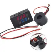 Convenient 1pc AC Voltmeter Ammeter with Digital Display Easy Installation