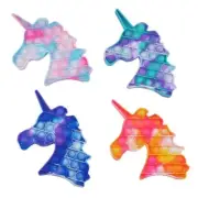 Push It UNICORN Bubble Fidget Toy Sensory Stress Relief Autism KIDS Popping TOY
