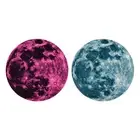 Glow In The Dark Glowing Moon Wall Sticker Fluorescent Moon Decal Room Decor