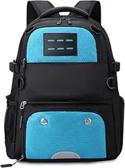 FANDARE Basketball Backpack Football Backpack with Ball Compartment & Shoe Compartment School Backpack with 15.6 Inch Laptop Compartment for Volleyball, Basketball, Stadium and Beach Sports Bag