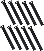 10pcs Nylon Yoga Mat Straps with Hook and Loop Fasteners for Binding Carrying Yoga Mats for Storage