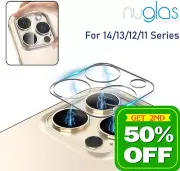 Nuglas For iPhone 16 15 14 13 12 11 Pro Max Plus Camera Protector Lens Cover