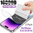 For iPhone 16 15 14 PLUS 13 12 11 Pro Max X XR XS OEM Hydrogel Screen Protector