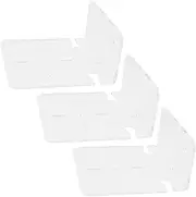 MERRYHAPY 3pcs Acrylic Wall Mount Brackets for Security Cameras Monitors Speakers Compatibility Easy Installation