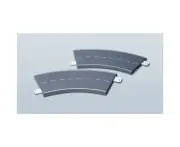 Faller HO Car System Play Street Curved Roadways x2