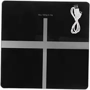 Healeved 1pc Weighing Scale Weight Managing Scale Sensitive Weight Scale Digital Scales for Body Weight Digital Weight Scale Home Scale Smart Scale for Body Precise Scales Glass Black