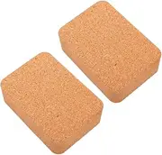 LALAFINA Handmade Craft Pad 2pcs Soft Cork Punching Mats for Diy Projects Portable and Lightweight Punching Board