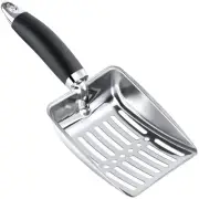 Cat Litter Scoop, Kitty Metal Scooper, Stainless Steel Sifter, Heavy Duty Poo...