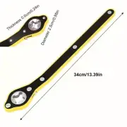 Jack Ratchet Wrench with Long Handle for Scissor Jack Lug Wrench for Tire Jack