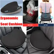 Car Seat Cushion - Memory Foam Car Seat Pad - Sciatica & Lower Back Pain Relief