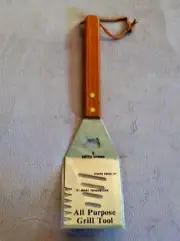 All Purpose Grill Tool -Spatula, Knife, Tenderizer, Bottle Opener- New Old Stock