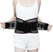Waist Support Lower Back Brace Support Belt Lightweight Breathable Lumbar Decompression Belt Posture Lumbar Support(Medium)