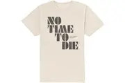James Bond Unisex Adult No Time To Die Cotton T-Shirt (Natural) - UTRO3386