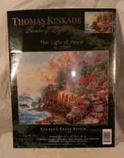 Thomas Kinkade The Light of Peace Cross Stitch Kit NOS Unopened No. 51009