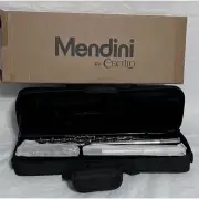 Mendini by Cecilio Beginner Flute Silver Closed Hole with Case NEW