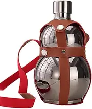 Gourd Bottle, Gourd Bottle, Gourd Portable Outdoor Kettle, Stainless Steel Wine Flask, Chinese Drink Cup Jug, Reusable Water Bottle Flask for Outdoor Activities
