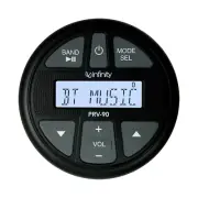 Infinity PRV90 AM/FM Bluetooth AUX/USB Gauge Style Marine Stereo Receiver