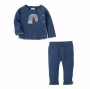 Mud Pie Chasing Rainbows Waffle Knit 2 Piece Set 3-6M 6-9M 9-12M 12-18M