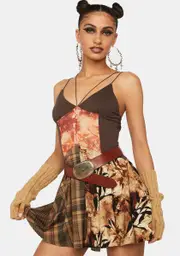[Jaded London] Ignis Patchwork Mini Dress
