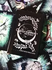THE WITCH'S FAMILIAR RUNIC ORACLE Tarot Card Deck COLOURFUL Set New