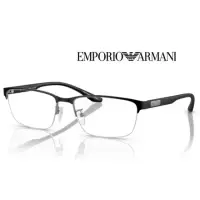 在飛比找momo購物網優惠-【EMPORIO ARMANI】亞曼尼 亞洲版 時尚半框光學