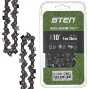 Semi Chisel Chainsaw Chain 10 Inch .050 3/8 LP 39DL for Echo Poulan McCulloch