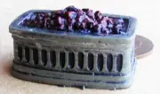 Non Working Resin Black Bowed Grate Fire Place Tumdee 1:12 Scale Dolls House 632