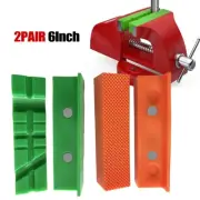Jaw Pad Bench Vice For Mill Clamps Jaw Rubber 2pair 6Inch Bench Drill Press