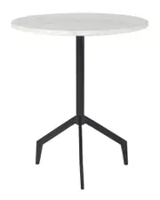 Mercana Serre Marble Top 3-Prong End Table