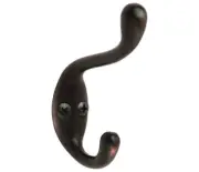 Amerock H55445-ORB Oil Rubbed Bronze Medium Coat Robe and Hat Hook