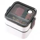 Lunch Box No Odor Detachable Student Bento Food Container Tableware Eco-friendly