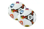 2x Summit A-League All Teams Soccer Football Ball Outdoor Sport Game Size 5 W GR