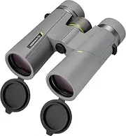 [BRESSER] Binoculars 8x42 Wave Waterproof Binoculars with BaK-4 Glass, UR Coating and Eyeglass Wearers Eyepieces, Perfect for Nature Watching, Travelling and Hiking