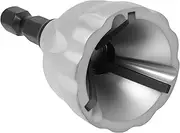 Steel External Deburring Tool High Hardness Easy Cleaning Threaded Rod Chamfer Tool for Pipe Diameter 3 to 19mm..(Silver)