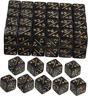 JOINPAYA 48pcs Acrylic Token Dice Set Stackable Counter Dices for Tabletop Games Game Mechanic Trackers Stylish Gaming Accessories for and More