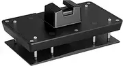 ELEGOO Build Plate for Resin LCD 3D Printer ELEGOO Saturn 4 and Saturn 4 Ultra, Built-in Leveling Shims and Springs, Dual-Sided Black Sandblasted Laser-Carved Surface