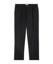 AMI Tapered Elasticated Waist Pant S,XL Black