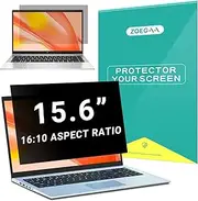 Laptop Privacy Screen 15.6 inch, Compatible with HP/Dell/Acer/Samsung/Asus/Lenovo/Toshiba,Anti Blue Light Removable 16:10 Aspect Privacy Screen Protector for 15.6 inch